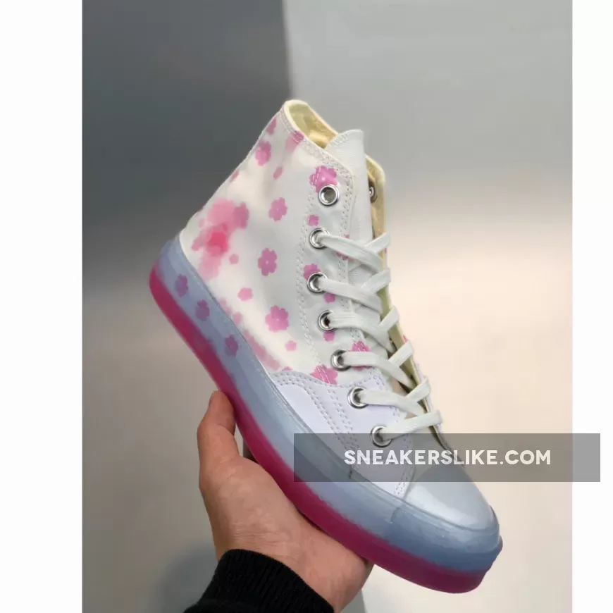 Converse Chuck Taylor 70s Hi Top White Pink / white spring converse