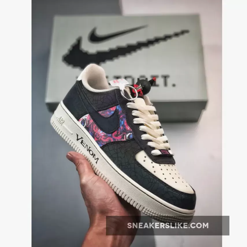 Nike Air Force 1 Low ‘Venom’ Black White Red