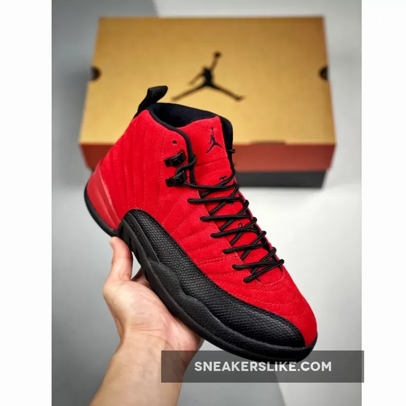 Air Jordan 12 'Reverse Flu Game' Varsity Red/Black / jordans 12 black and red
