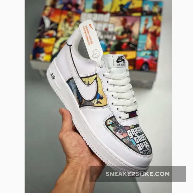 Custom Nike Air Force 1 Grand Theft Auto Outlet