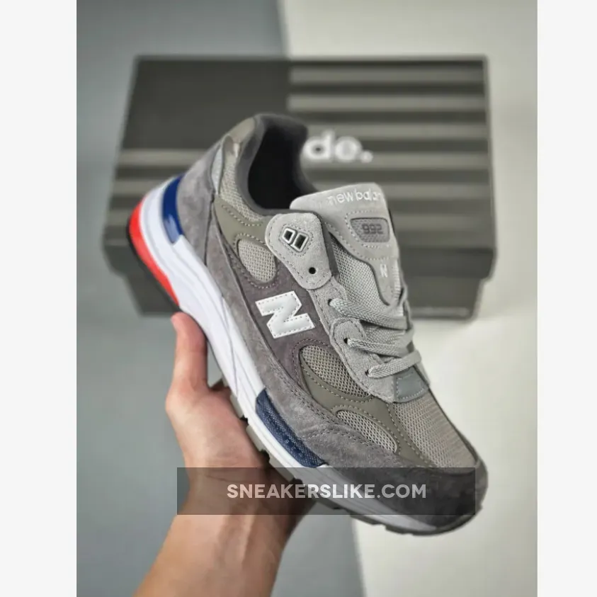 New Balance 992 Grey Red Blue M992AG To Buy