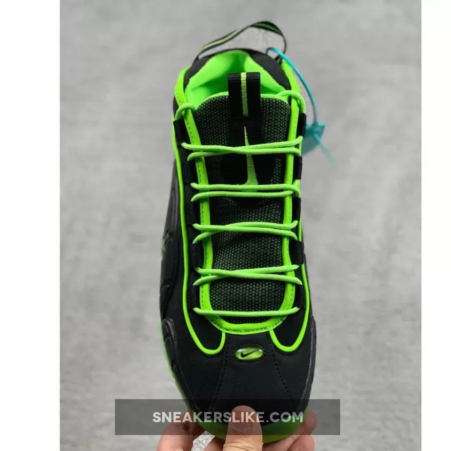 Nike Air Max Penny 1 Black/ Electric Green 438793-033 Brand New