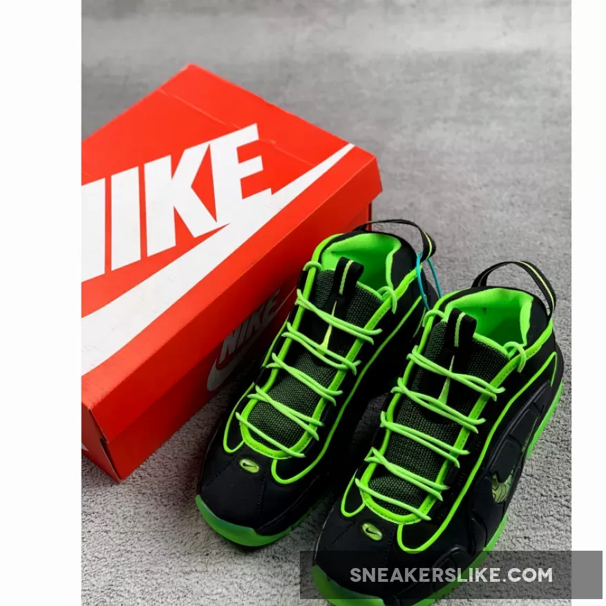 Nike Air Max Penny 1 Black/ Electric Green 438793-033 Brand New