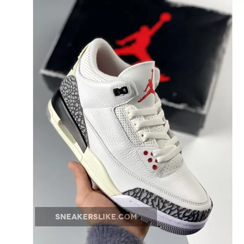 Air Jordan 3 III White Cement Reimagined / white cement 3s