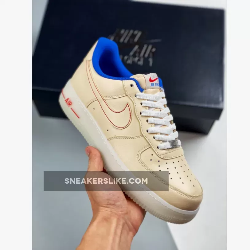 Nike Air Force 1 Low '07 LV8 'Ice Sole' Guava Ice/Game Royal af1 translucent sole