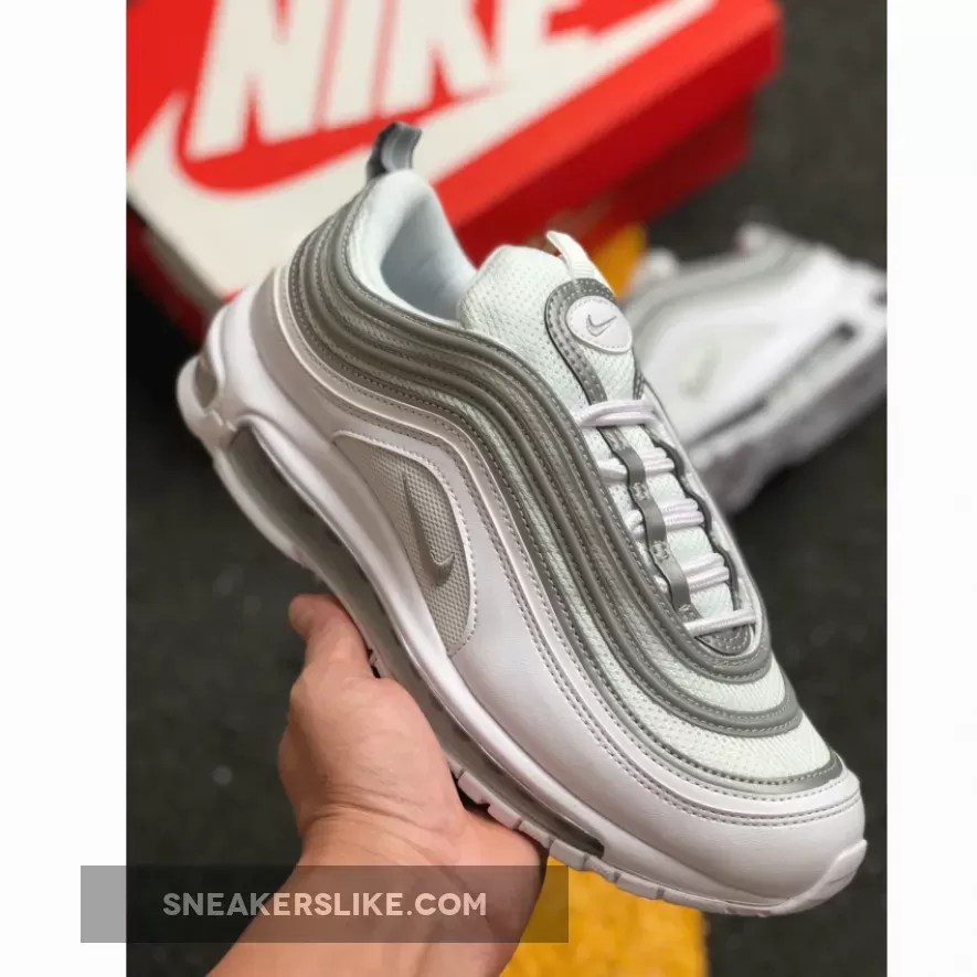 Nike Air Max 97 White/Reflect Silver-Wolf Grey air max 97 white wolf grey reflect silver