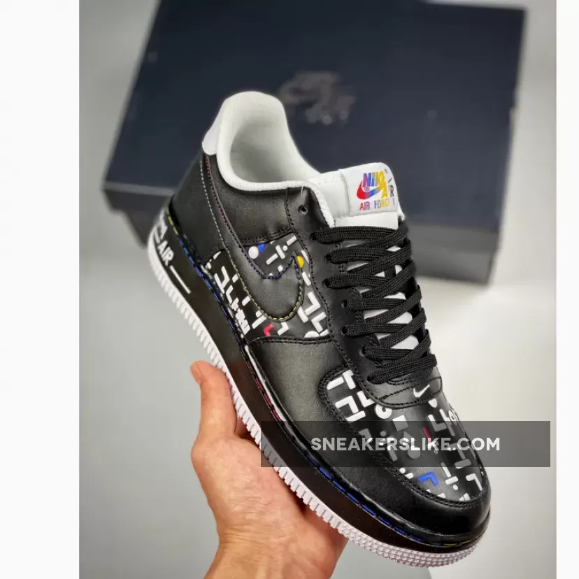 Nike Air Force 1 Low Hangul Day Black DO2704-010 / nike hangul