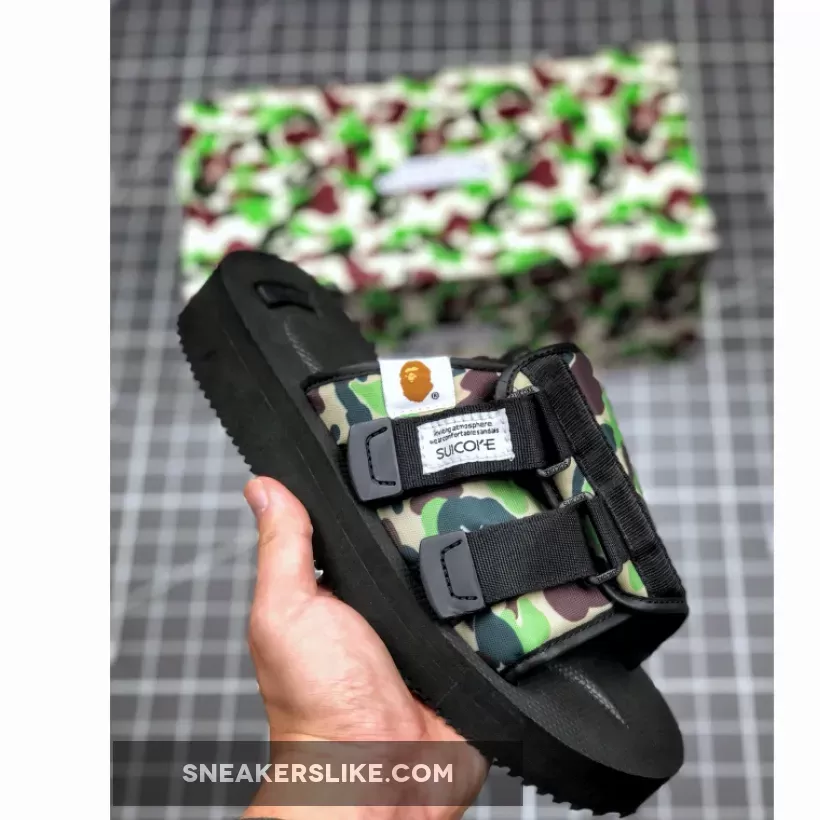 Suicoke x Bape ABC Kaw-Ape Black / bape x suicoke