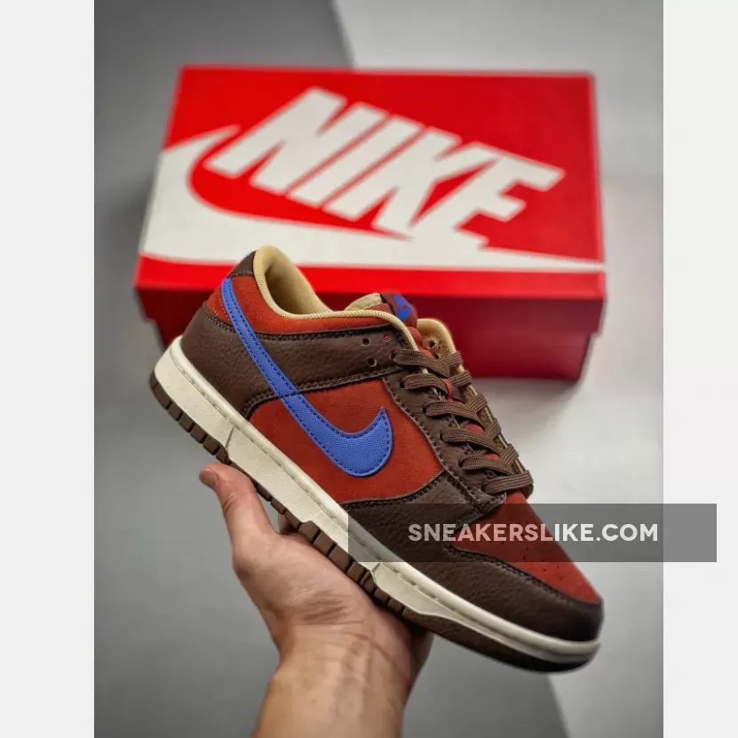 Nike Dunk Low Cacao Wow/Comet Blue-Mars Stone-Phantom DR9704-200 #nike dunk low cappuccino release date