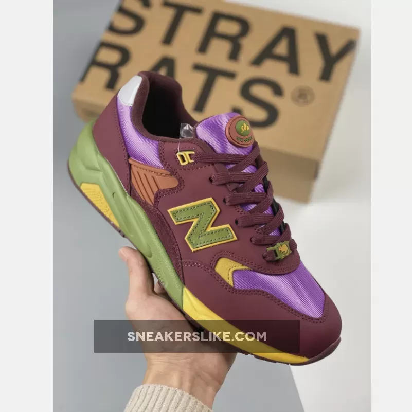 Stray Rats x New Balance 580 Red Purple MT580SR2