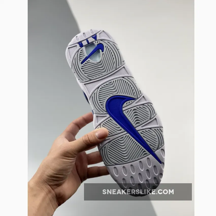 Nike Air More Uptempo Embossed White Game Royal FD0669-100 nike uptempo white and blue