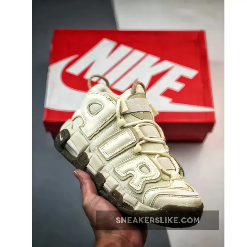 Nike Air More Uptempo Coconut Milk/Team Gold-Gum Uptempo Wcrd
