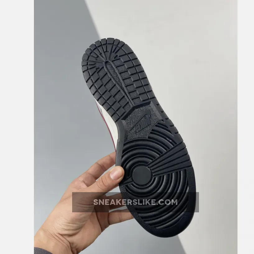 Nike Dunk Low Pale Ivory/Redwood/Light Silver DD1503-122 maroon dunks