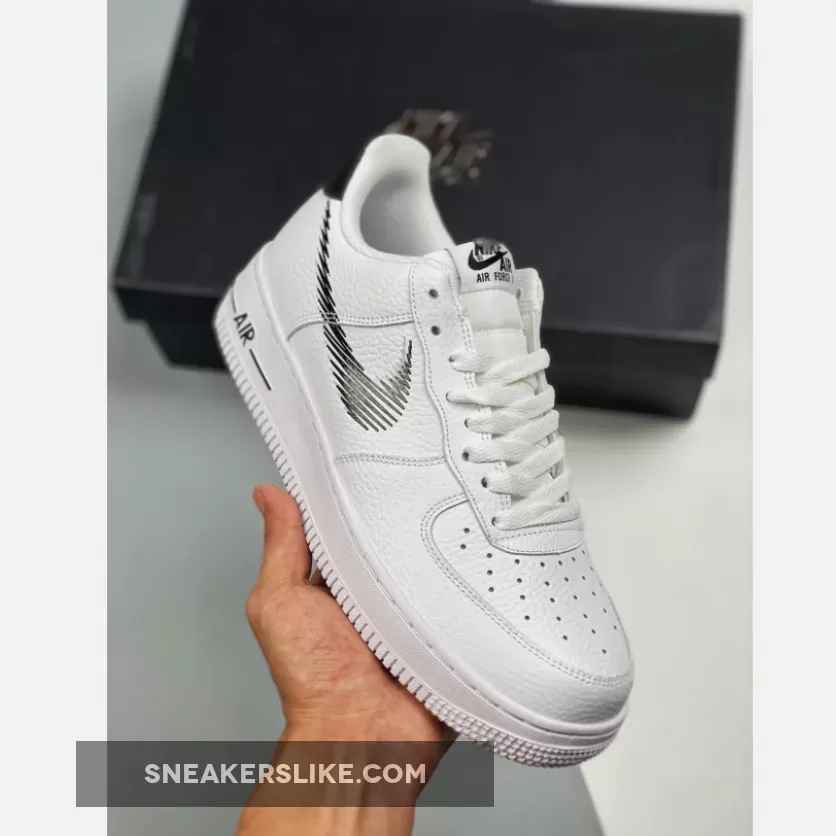 Nike Air Force 1 Low Zig Zag White Black DN4928-100 / nike zig zag shoes