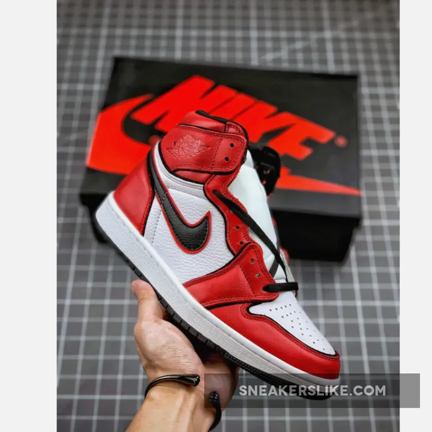 Air Jordan 1 High OG 'Bloodline 2.0″ 555088-129 #air jordan 1 retro bloodline 2.0