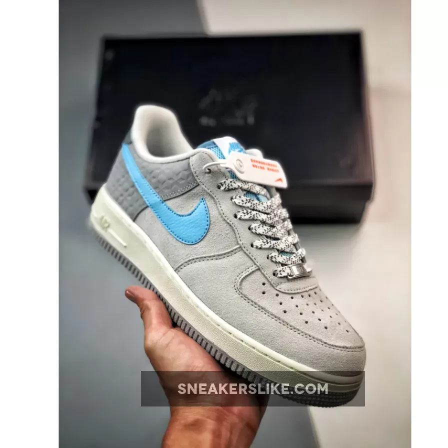 Women Nike Air Force 1 Low Snowflake Grey DQ0790-001 / snowflake af1