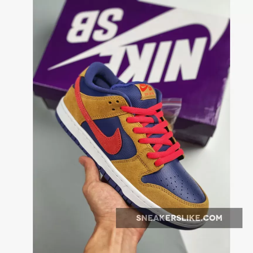 Nike Dunk Low SB Wheat Dark Purple #papa bear sb