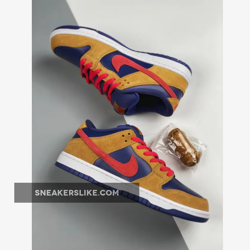 Nike Dunk Low SB Wheat Dark Purple #papa bear sb
