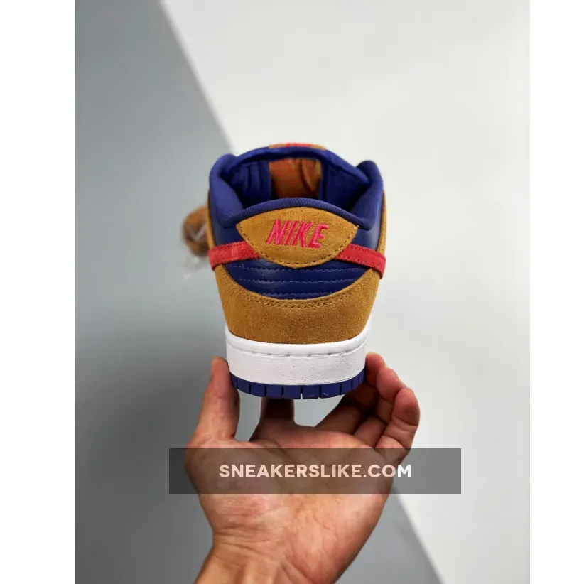 Nike Dunk Low SB Wheat Dark Purple #papa bear sb