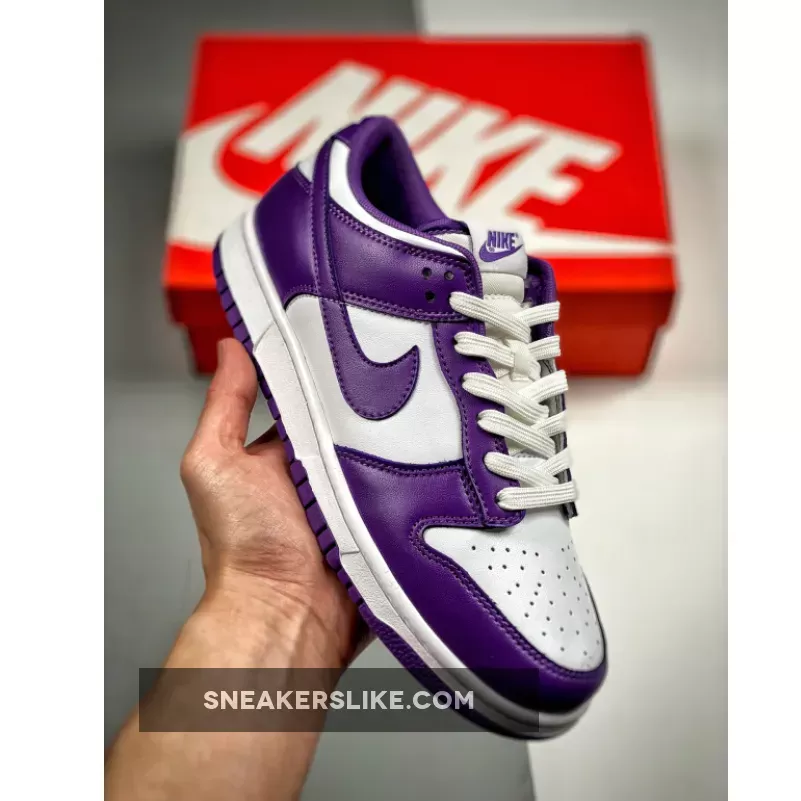 Nike Dunk Low White/Court Purple / dunks purple