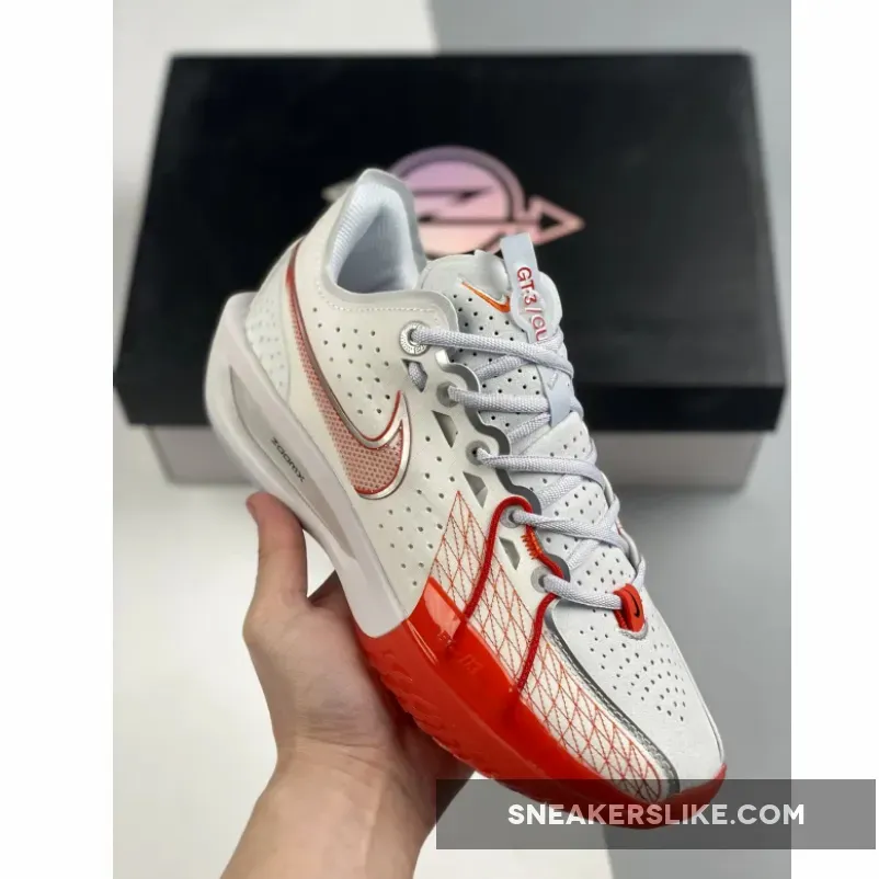 Nike GT Cut 3 White Picante Red