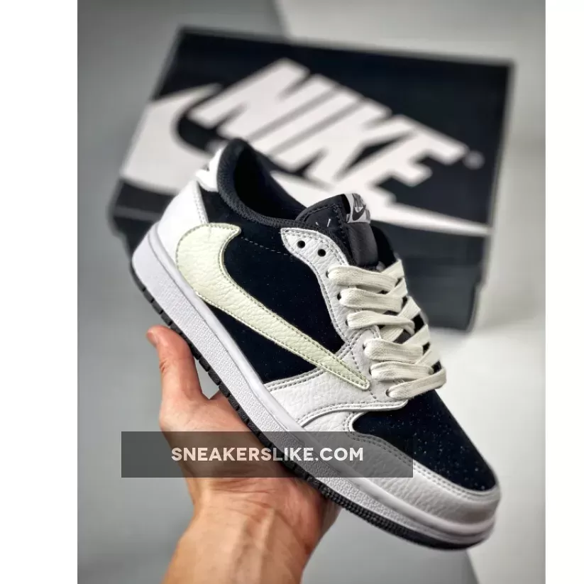 Travis Scott x Air Jordan 1 Low OG 'Sail/Black' #travis scott sail black