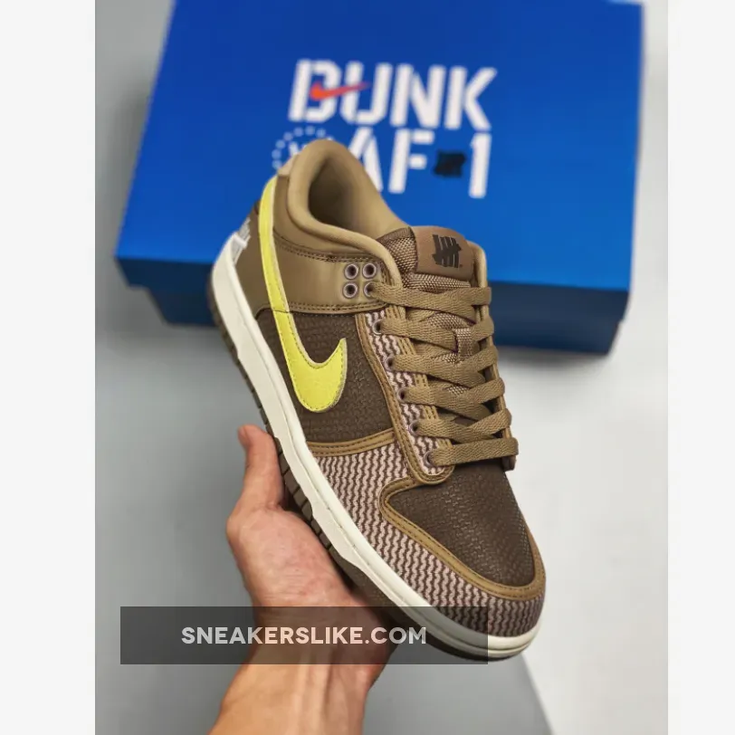 UNDEFEATED x Nike Dunk Low Canteen/Lemon Frost DH3061-200 / canteen dunk