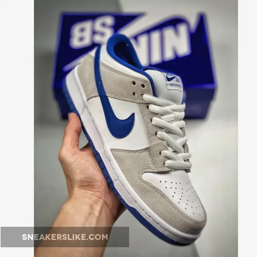 Nike SB Dunk Low Matte Silver/Varsity Royal-White / royal dunks low