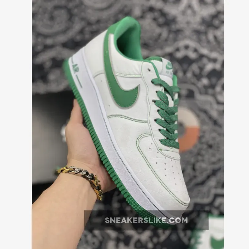 Nike Air Force 1 Low White Green For Sale