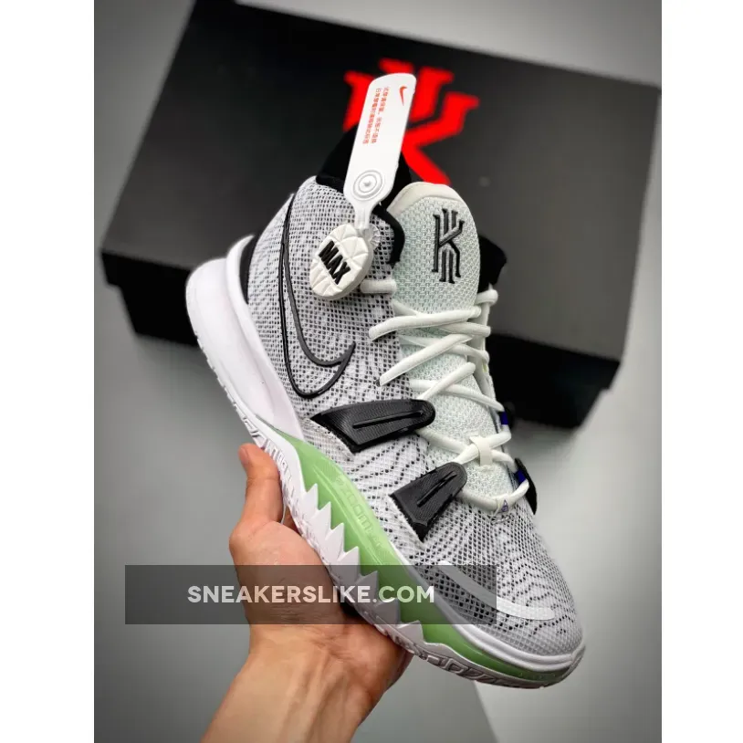 Nike Kyrie 7 'Hip-Hop' White/Black-Glow-Hyper Royal CQ9327-100 / nike kyrie 7 brooklyn beats