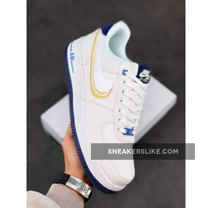Nike Air Force 1 Low White Canvas DB3541-100 / white canvas air force 1