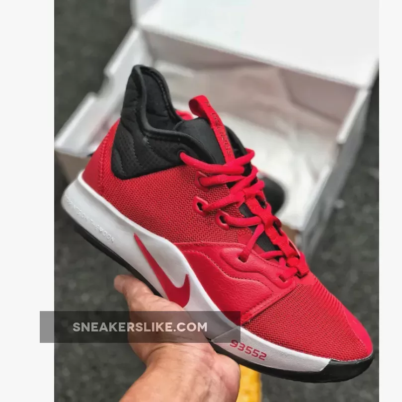 Nike PG 3 University Red White / pg 3 red
