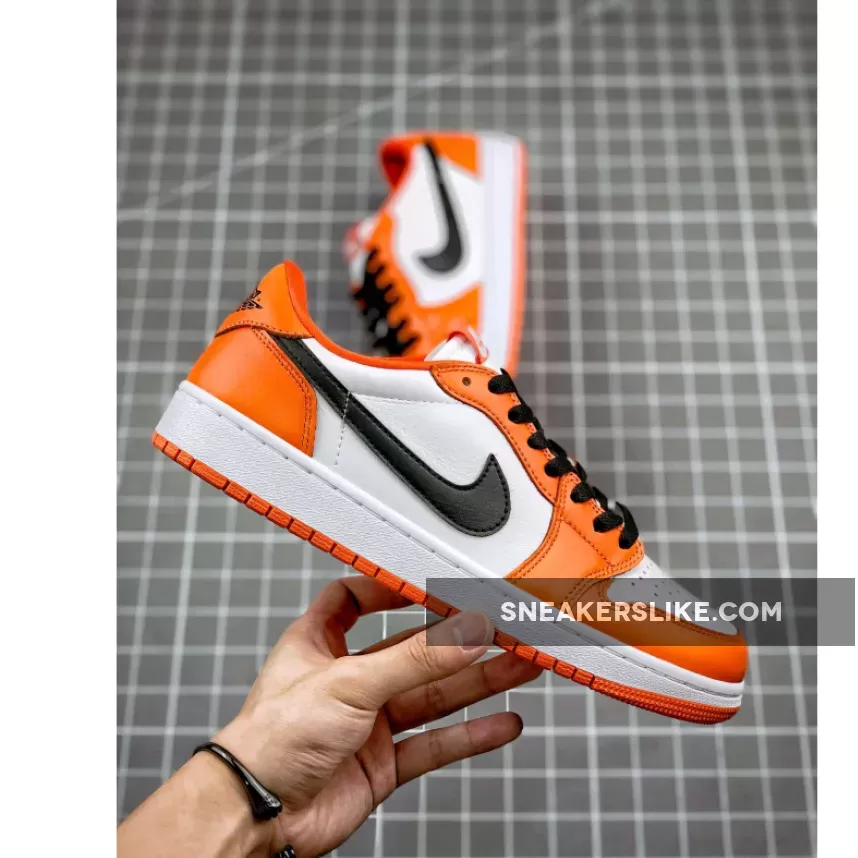 Air Jordan 1 Low OG 'Shattered Backboard' Orange/White-Black #low orange jordan 1
