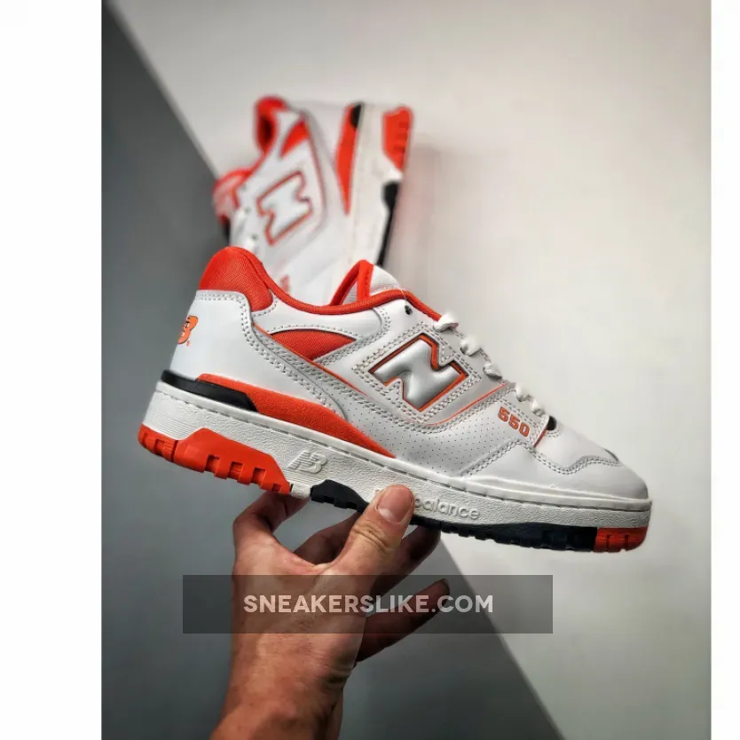 New Balance 550 Syracuse White Orange 'new balance 550 white/orange men
