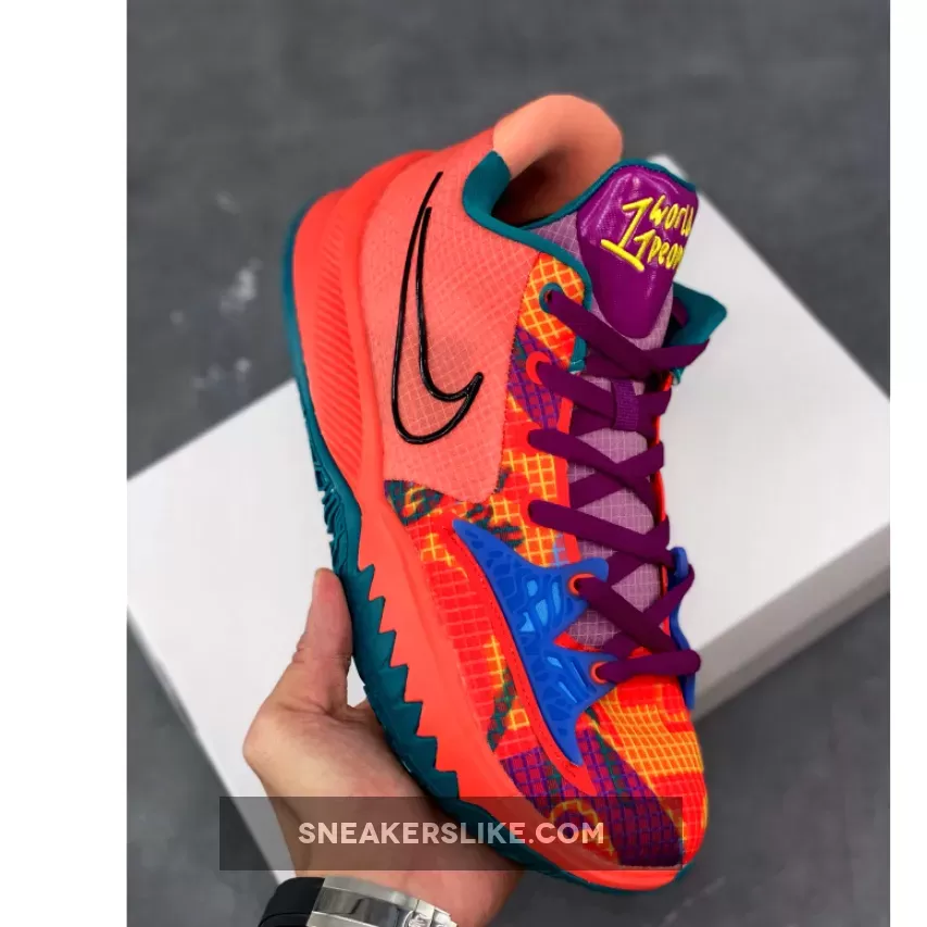 Newest! Nike Kyrie Low 4 '1 World 1 People' / kyrie 4