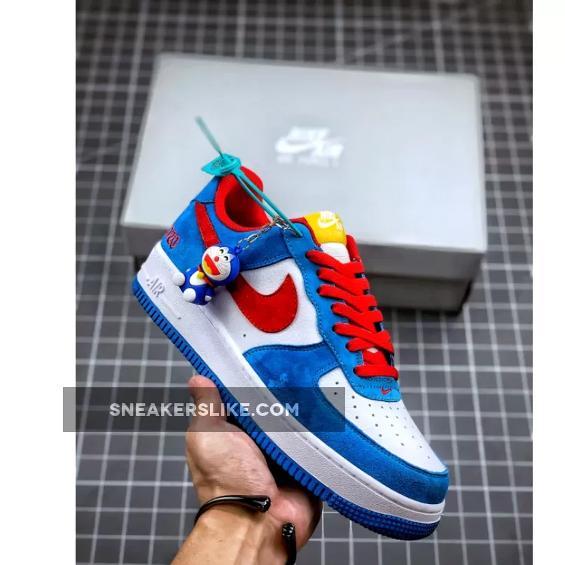 Nike Air Force 1 'Doraemon' Light Photo Blue/Speed Yellow-University Red To Buy