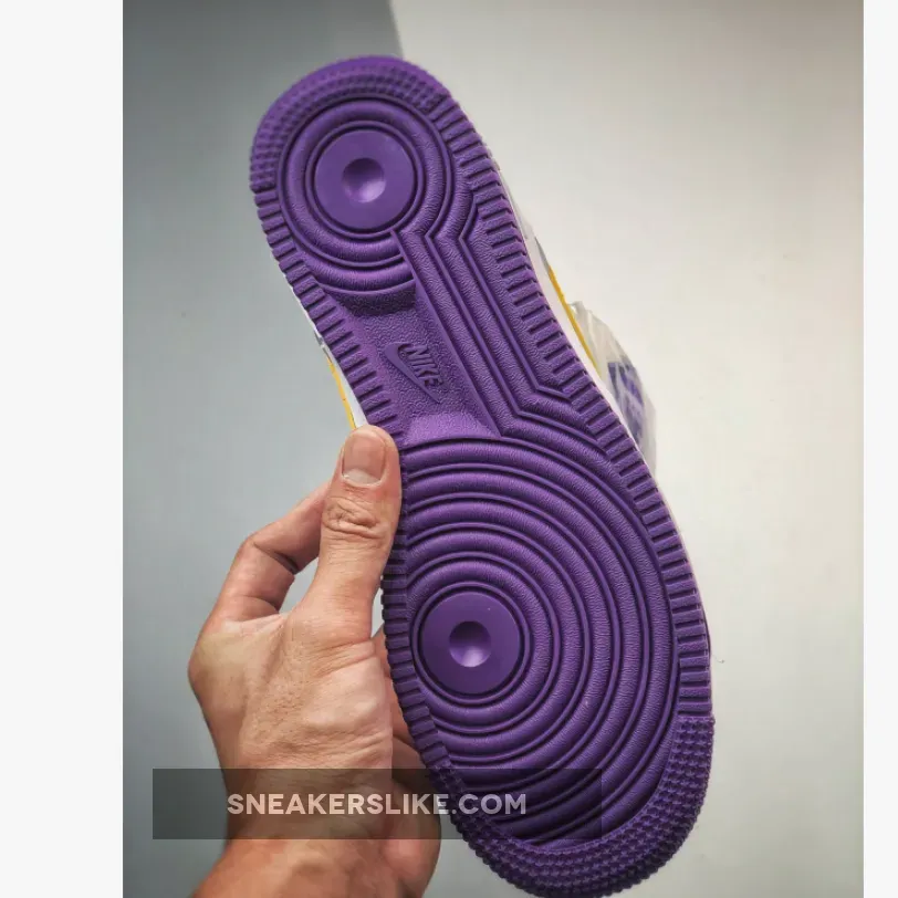 Nike Air Force 1 Low 'Laker 24' White Purple / laker air force 1