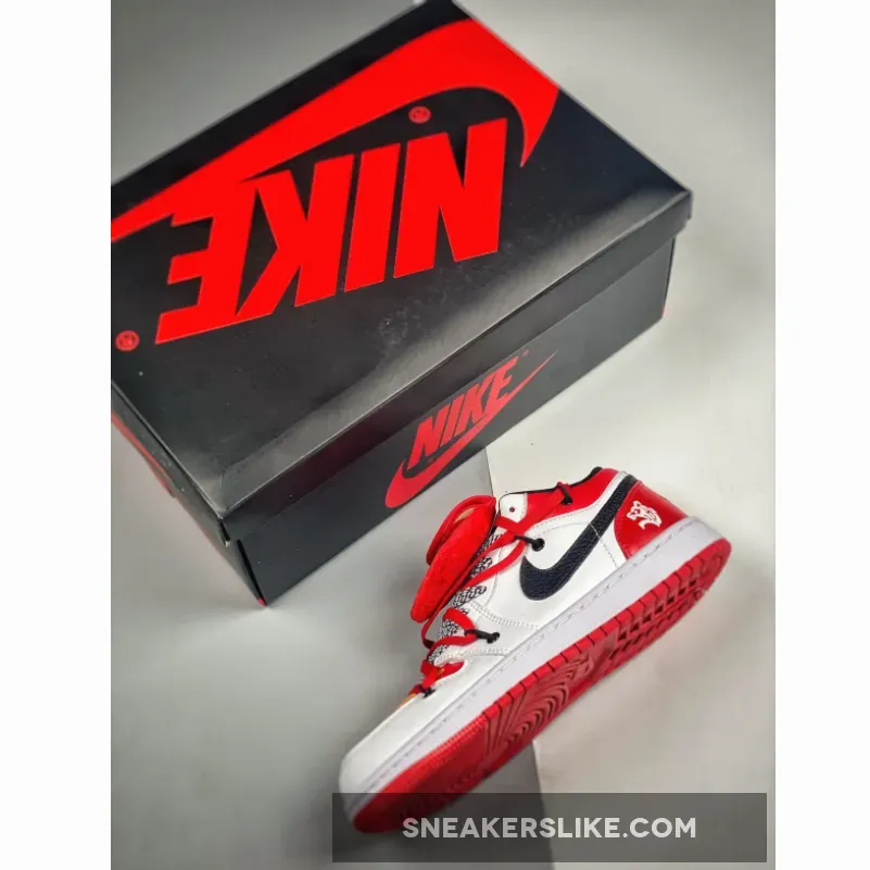 Custom Air Jordan 1 Low White Gym Red / jordan 1 low gym red