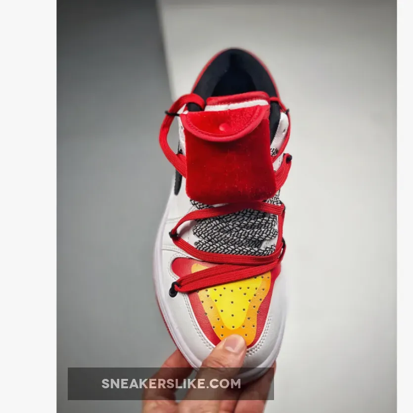 Custom Air Jordan 1 Low White Gym Red / jordan 1 low gym red