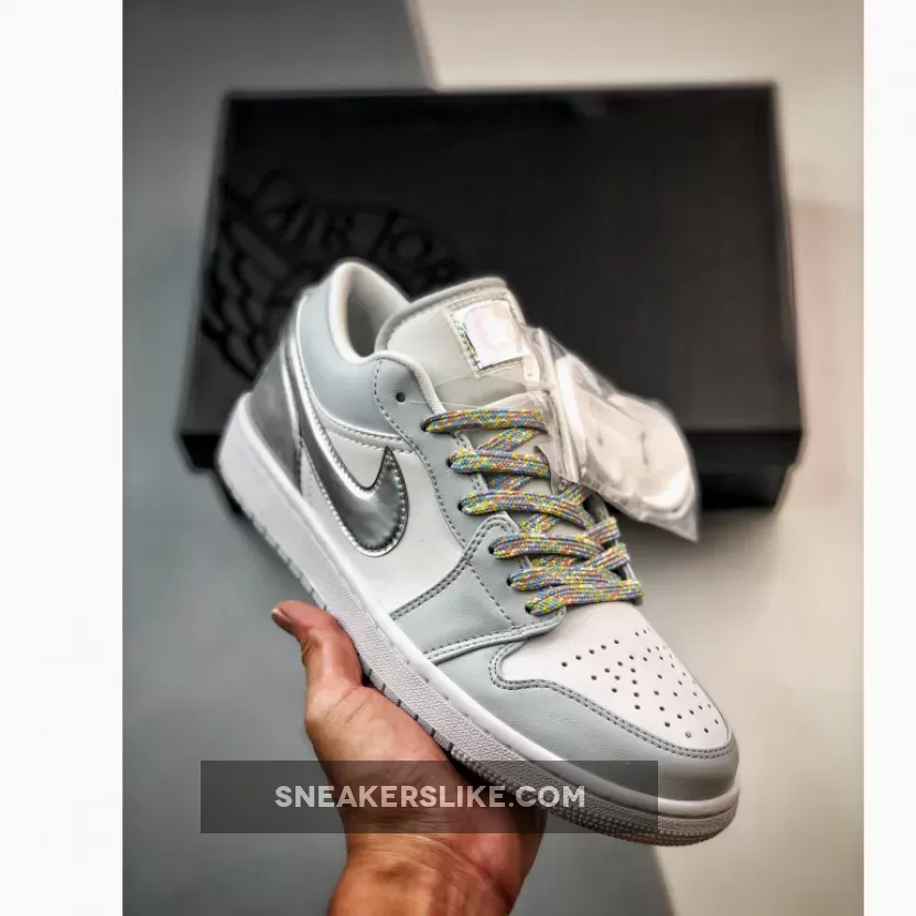 Air Jordan 1 Low SE 'Tear-Away' White/Light Grey DX6070-101 Online