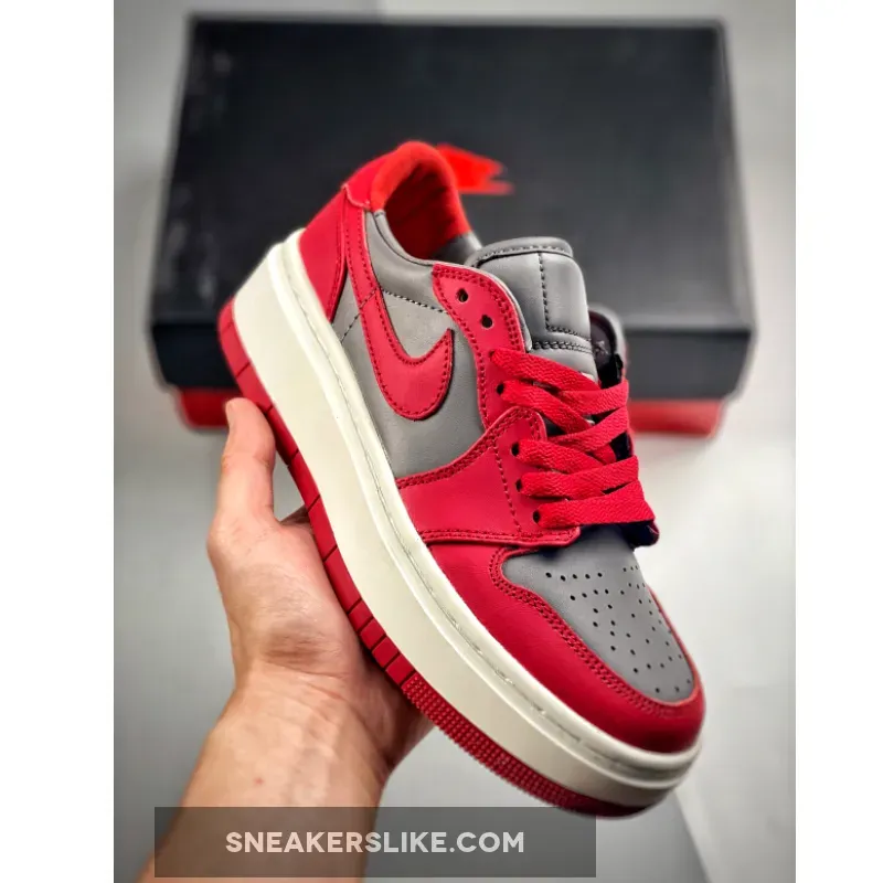 Air Jordan 1 Low LV8D UNLV DH7004-006 Air Jordan 1 Low Red And Grey