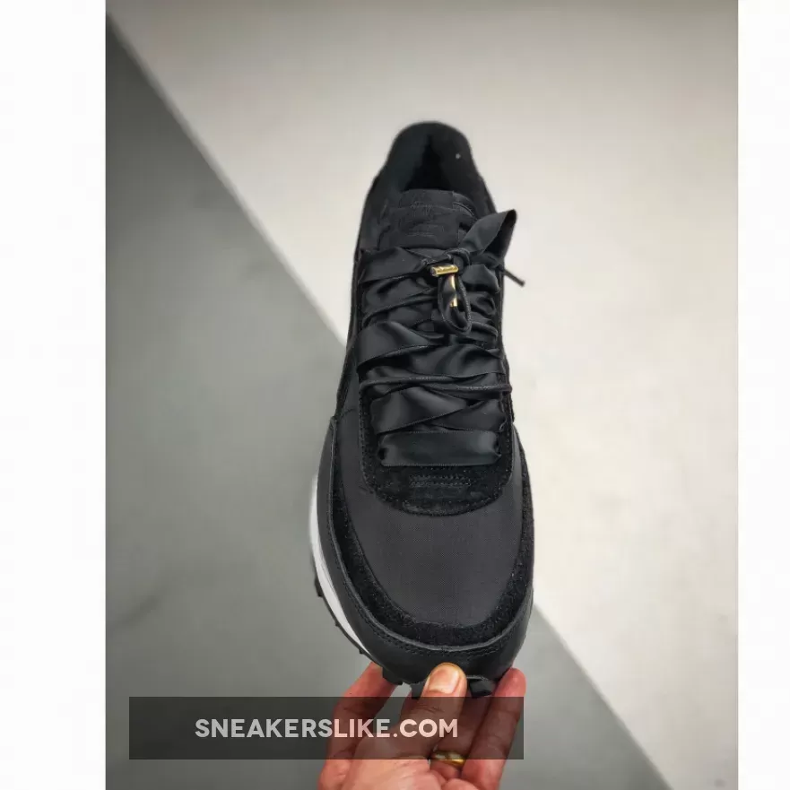 Sacai X Nike LDWaffle Black Nylon BV0073-002 Outlet