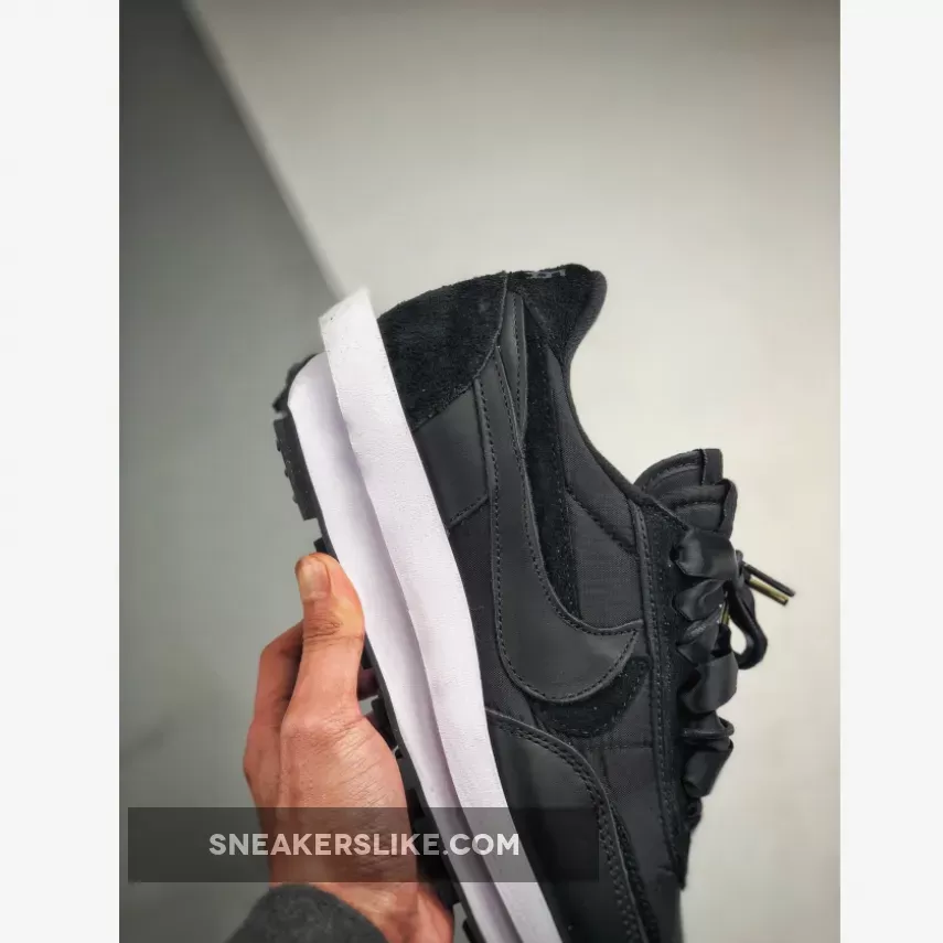 Sacai X Nike LDWaffle Black Nylon BV0073-002 Outlet