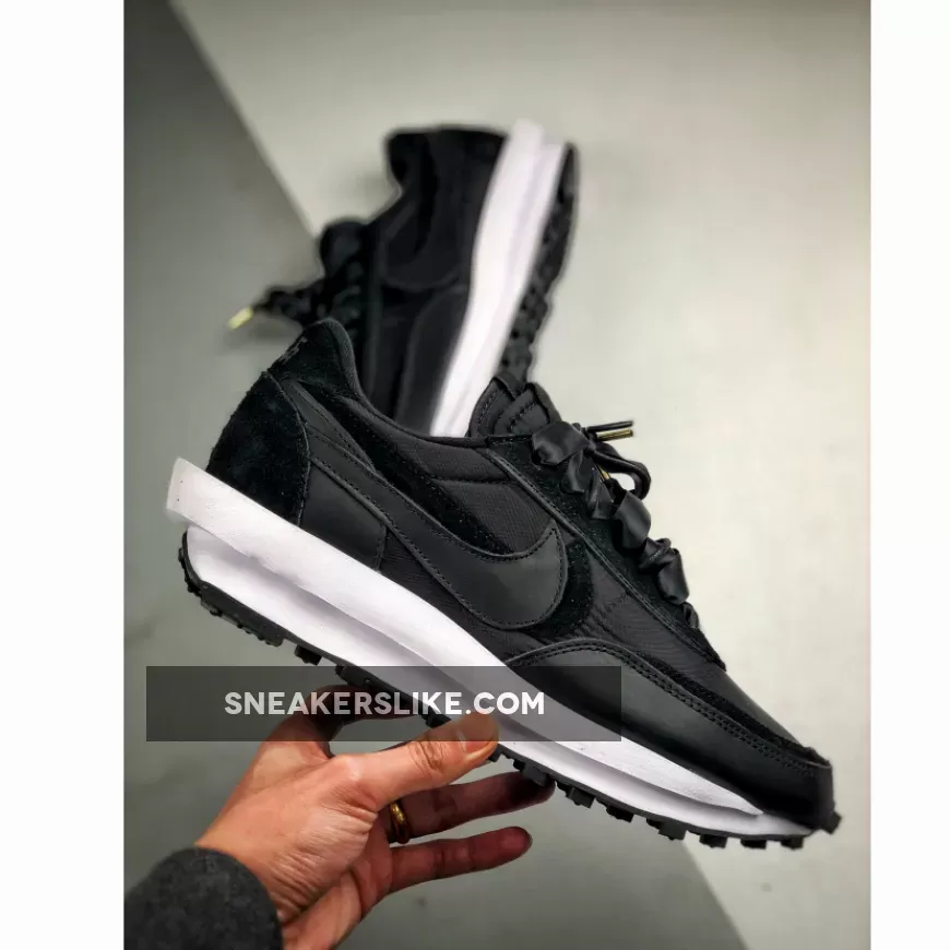 Sacai X Nike LDWaffle Black Nylon BV0073-002 Outlet