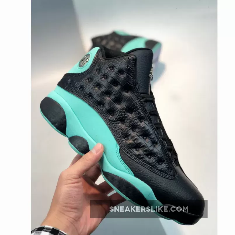 Air Jordan 13 'Altitude' Black/Altitude Green - air jordan 13 island green