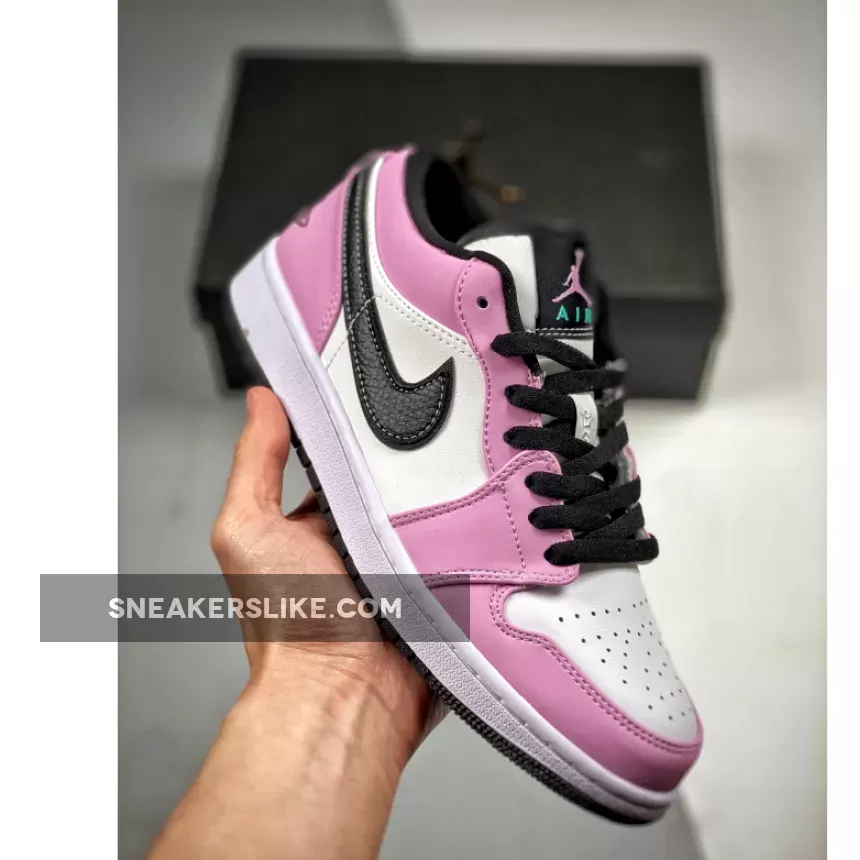 Air Jordan 1 Low Violet Shock/Black-Tropical Twist / jordan 1 tropical twist low