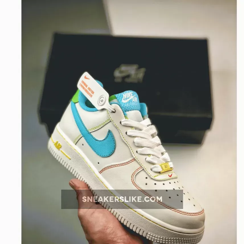 Nike Air Force 1 Low Rainbow Stitch White FJ4614-100 New Releases