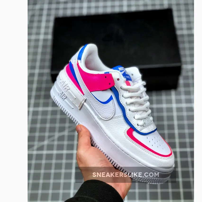 Nike Air Force 1 Shadow White Pink Blue Cotton Candy Air Force 1