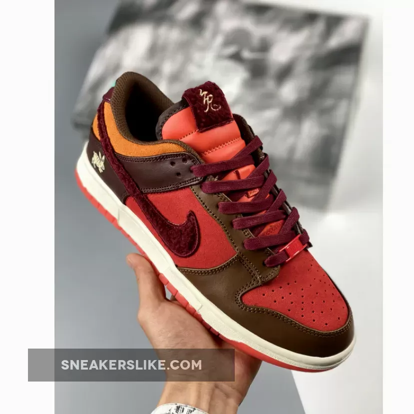 Nike Dunk Low 'Year of the Rabbit' Orange/Brown - brown and orange dunks