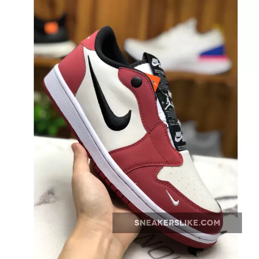 Air Jordan 1 Low Slip WMNS 'Chicago' Varsity Red/White-Black #aj 1 low slip chicago